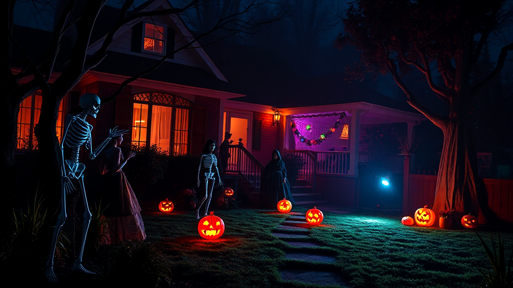 Outdoor Lighting for a Frightful Atmosphere