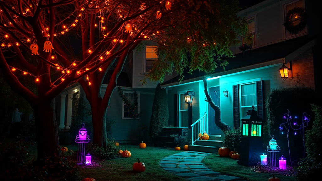 Creative Ways to Illuminate Your Halloween Yard