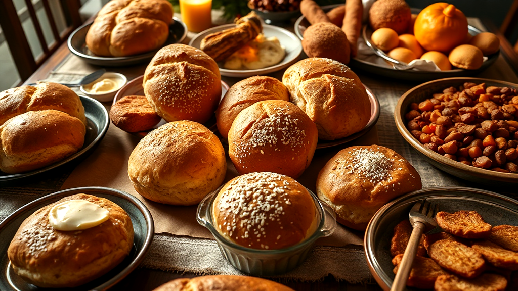 Bread and Rolls for the Holiday Table