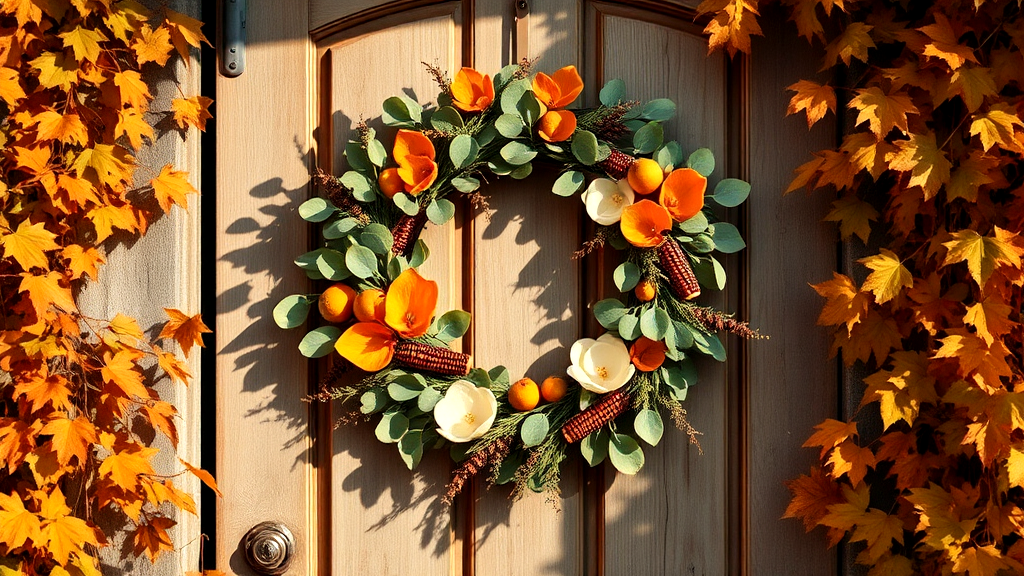 Unique Materials for Fall Wreaths