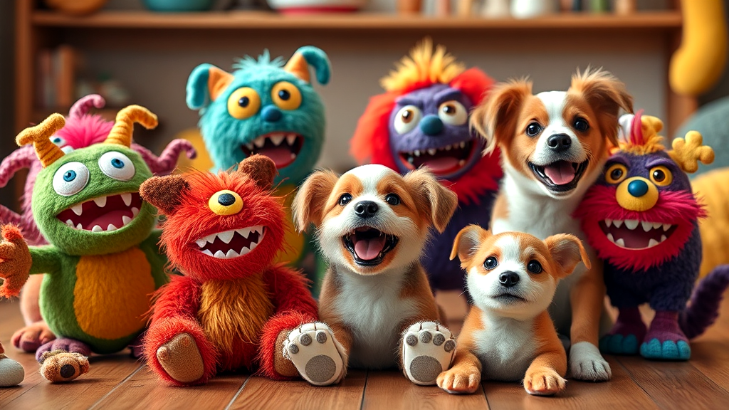 Monster Dog Toys for Fun Playtime