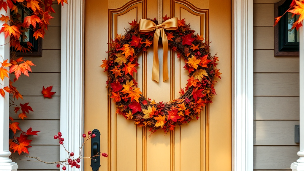 Tips for Hanging and Displaying Your Fall Wreath