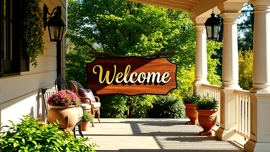 Display Personalized Welcome Signs